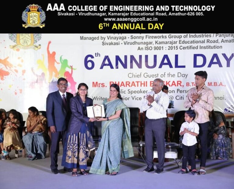 STUDENT’S LIFE @ AAACET – AAA College of Engineering & Technology, Sivakasi