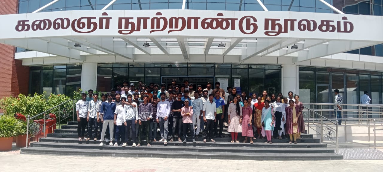 Kalaingar Library Visit-Hostel Students on 24-05-2025 – AAA College of ...
