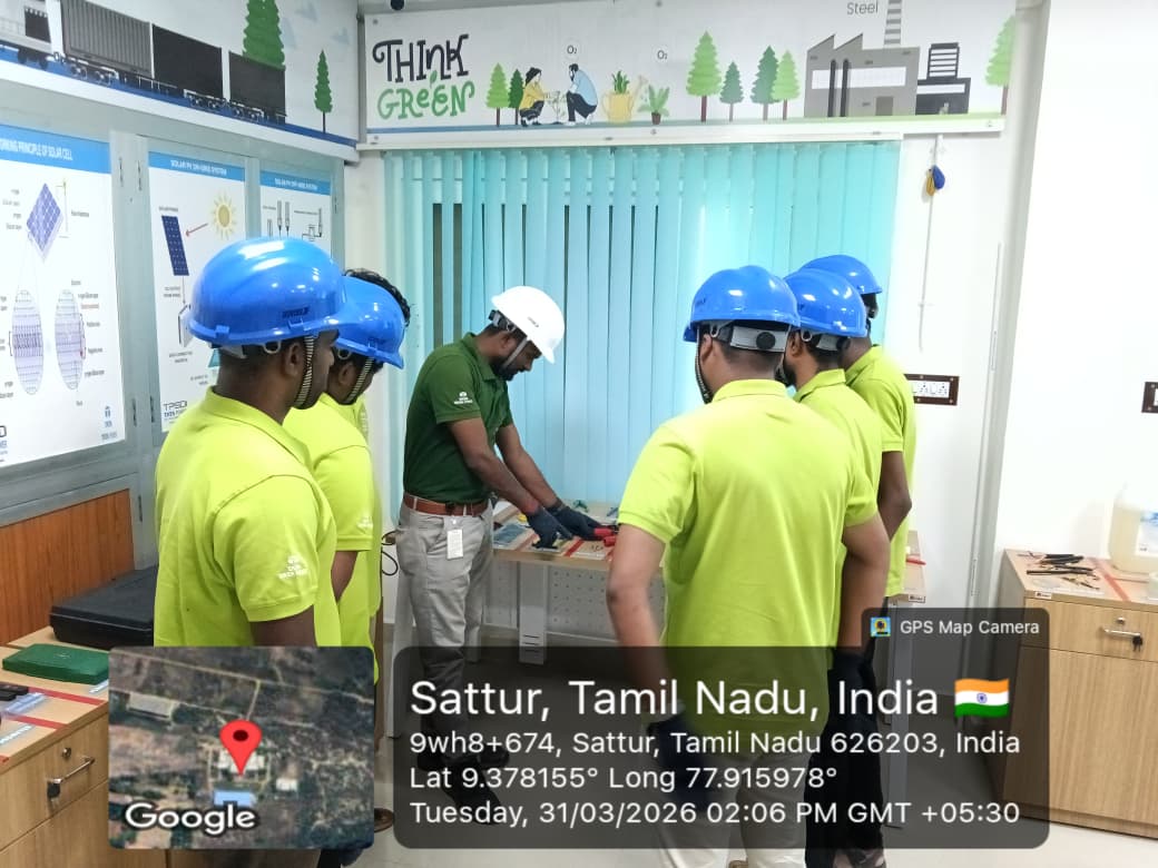 Five-Day Rooftop Solar Supervisors Training Programme under Tata CSR ...